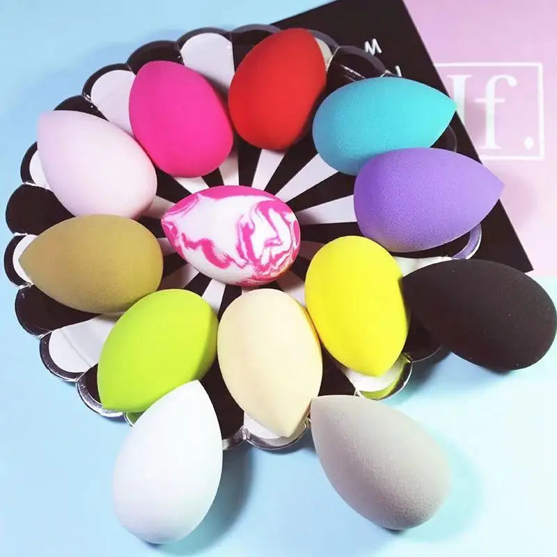 1/4pcs Beauty Egg Makeup Sponge Makeup Puff Set Foundation