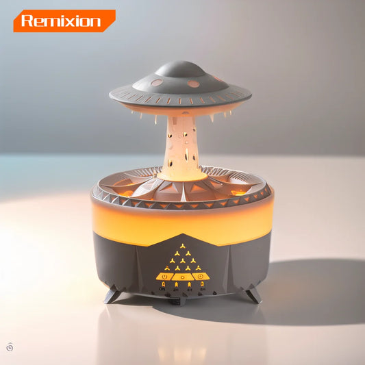 Ultrasonic humidifier Rain Cloud LED Lamp Remote Control snuggling cloud oil diffuser aroma humidifier for home office yoga